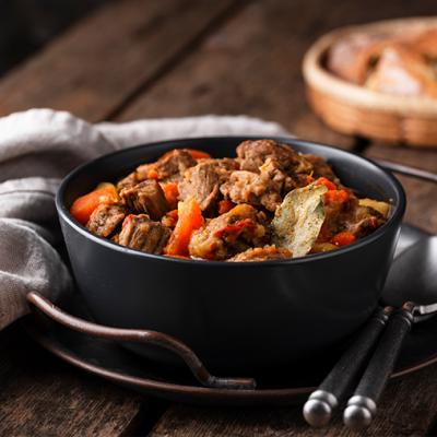 Мясо с гарниром